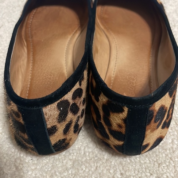 Madewell • the reid ballet flat in leopard calf hair sz 7 - Picture 7 of 10